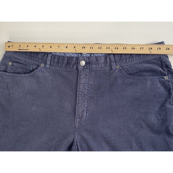 Peter Millar Superior Soft Corduroy 5 Pocket Pants Blue Gray Men’s 40x27 Classic - Picture 11 of 15